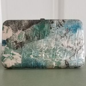 Snap Closure Clutch Wallet